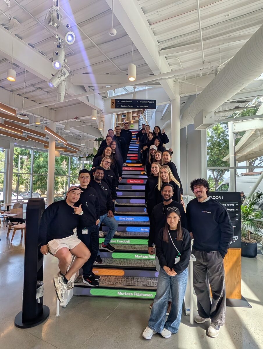 Google Honours cohort inside Google HQ, Mountain View 2026