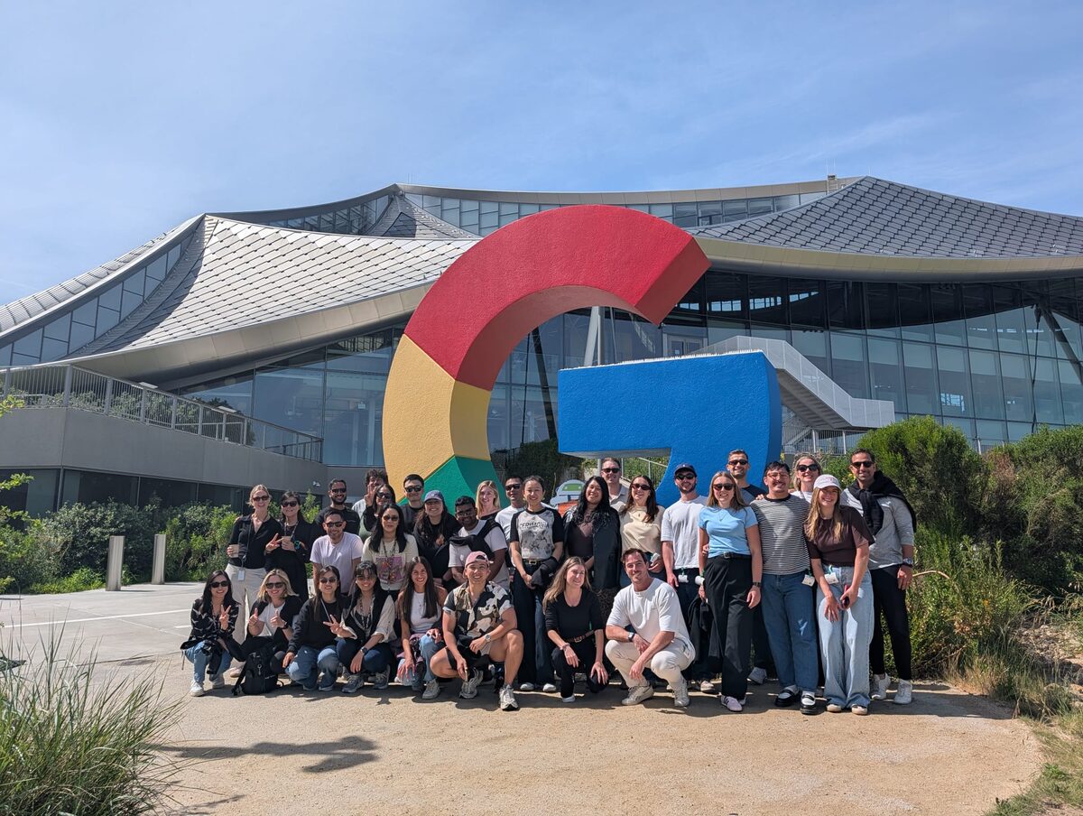 Google Honours winners at Google HQ staircase, Mountain View 2026